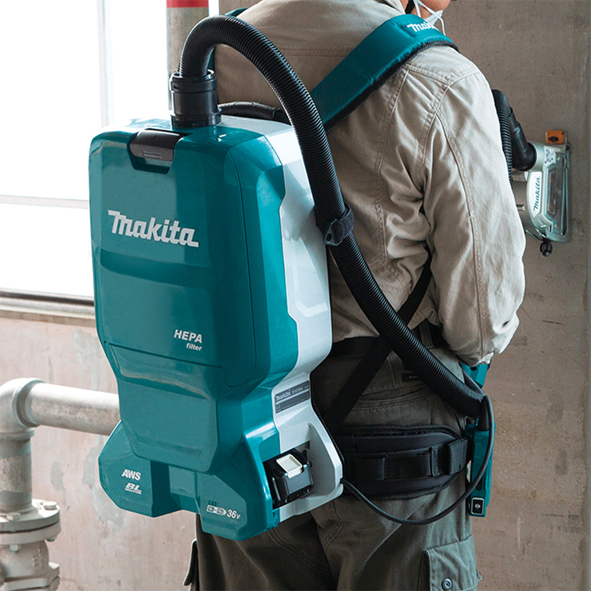 ENS. ASPIRATEUR DORSAL HEPA 36V. MAKITA DVC665TX4U