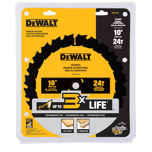 LAME DE SCIE 10" 24D DWA11024