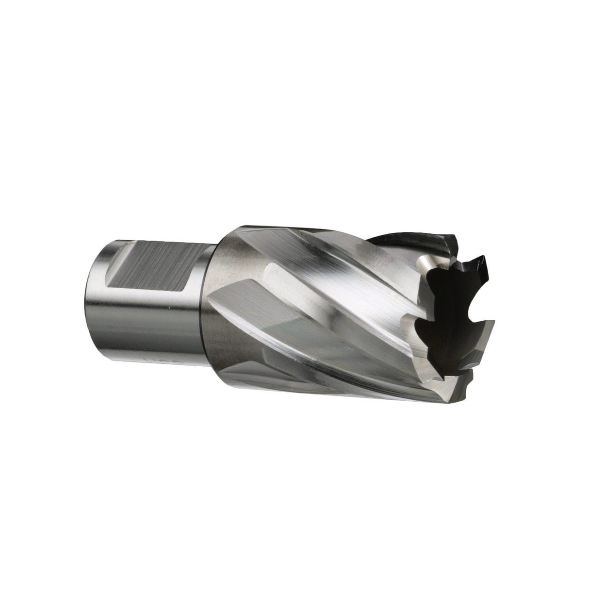 9/16'' x 2 1/8'' carbide annular cutter with polished finish for precision metal drilling tasks