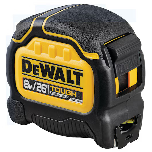 RUBAN A MESURER 8M/26' TOUGHSERIES DEWALT DWHT36926S