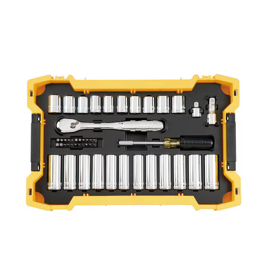 ENS. DOUILLES 3/8'' & 1/2'' TOUGHSYSTEM 85PCS DWMT45403