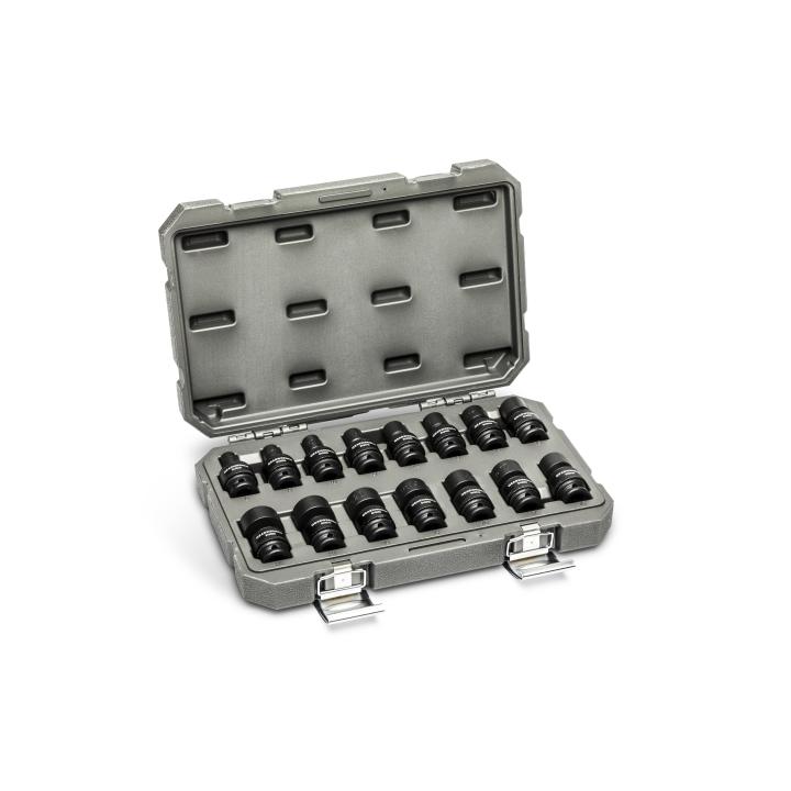 ENS. OF SOCKETS MET. 3/8DR. 15PC.