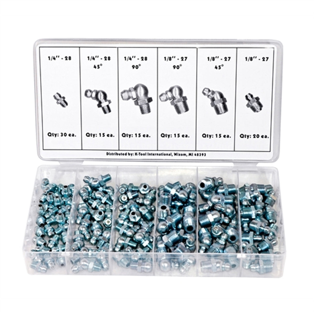 KIT GRAISSEUR HYDRAULIQUE 110 PCS