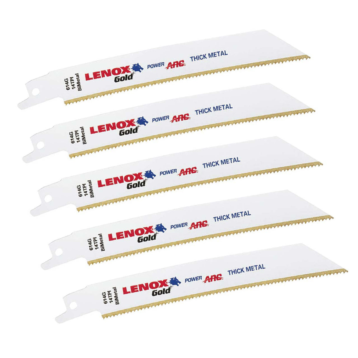 LAME ALT. 6" 14D POWER BLADE GOLD PQT:5 21067614GR