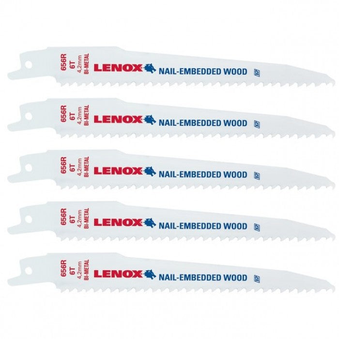 LAME ALT. 6'' 6D LENOX 656R PQT 5 20572656R