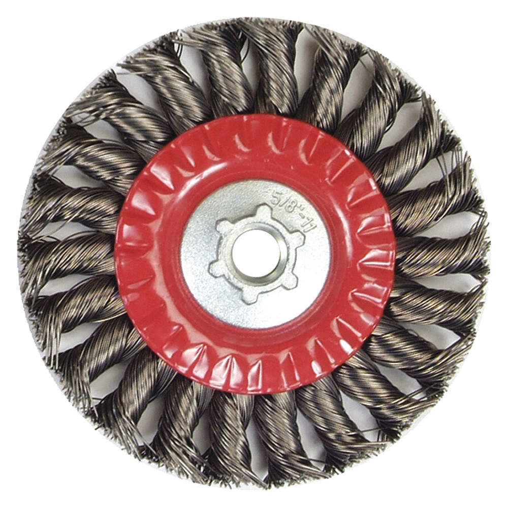 BROSSE ACIER 5" .020 X 5/8-11 TORSADÉE NORTON (66252833487)