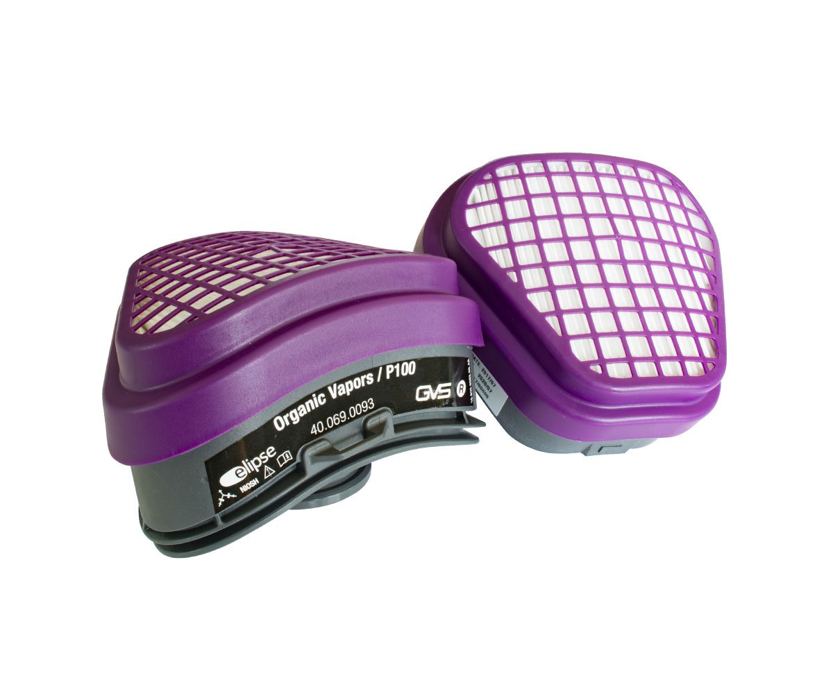 PAIRE DE FILTRE GVS OV/P100 ORGANIC VAPOUR SPR468