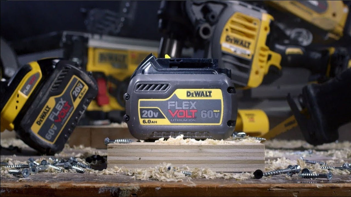 PAQUET 4 BATTERIES DEWALT FLEXVOLT 6AH 20V/60V