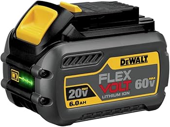 PAQUET 4 BATTERIES DEWALT FLEXVOLT 6AH 20V/60V