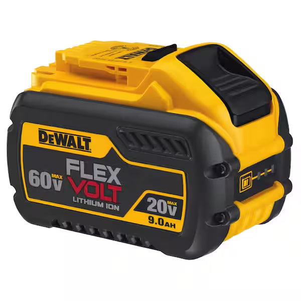 Pack of 3 DeWalt FLEXVOLT 20V/60V MAX lithium-ion batteries, 9Ah