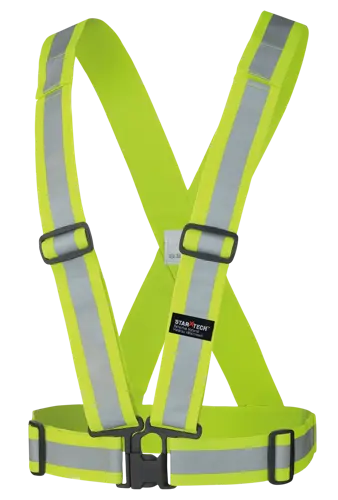 BRETELLE DE SÉCURITÉ JAUNE/VERT PIONEER