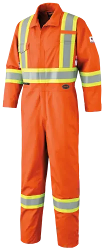 FIRE RETARDANT COVERALL SIZE 54 ORANGE