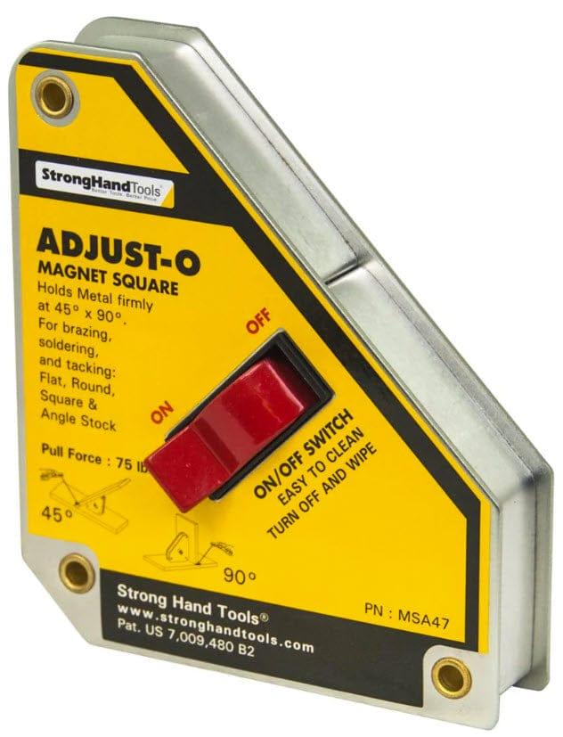 Équerre magnétique Adjust-O™ grand format avec interrupteur ON/OFF - Strong Hand Tools MSA47