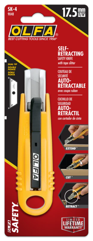 COUTEAU UTILITAIRE RETRACTABLE OLFA SK-4