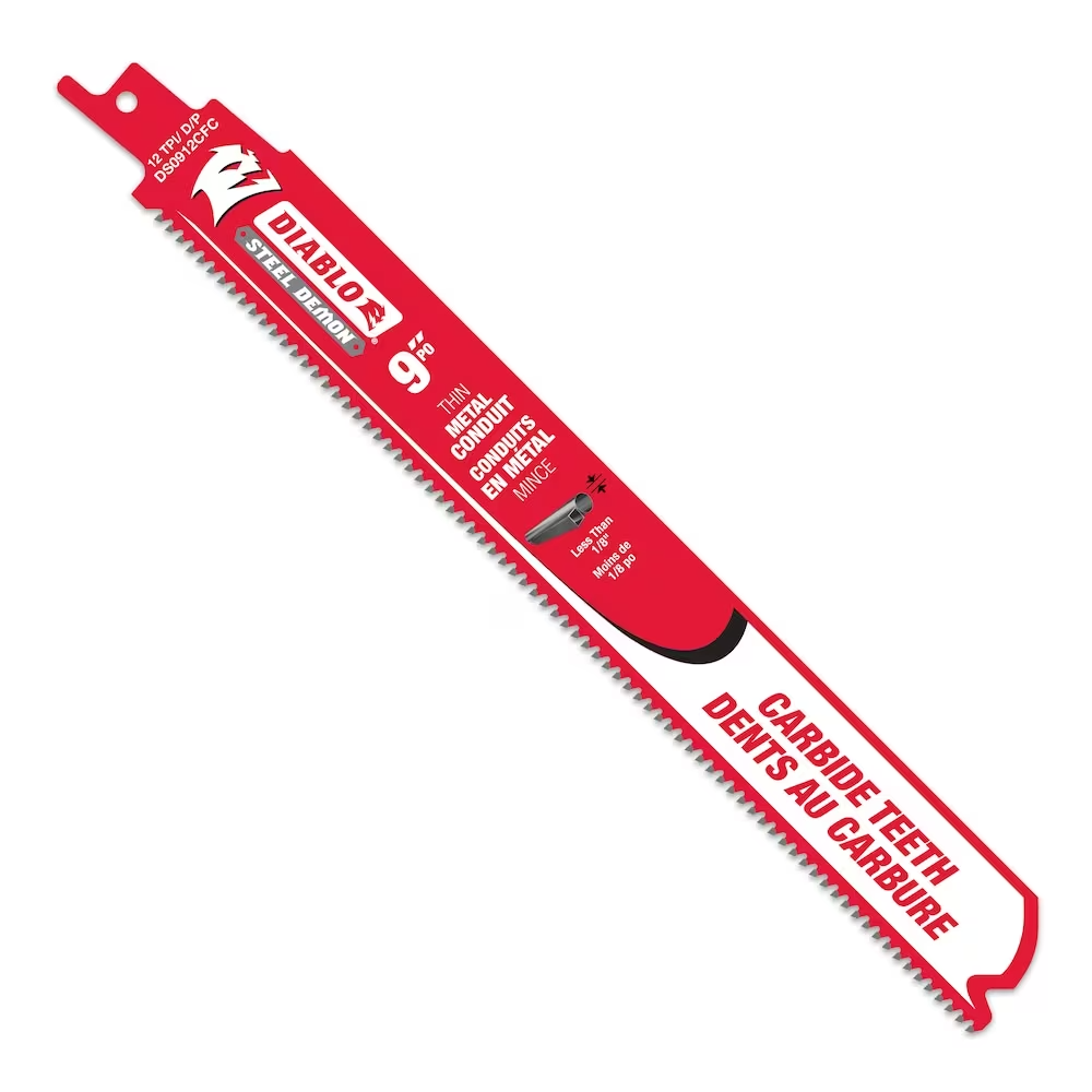 LAME 9'' 12 DENTS DIABLO CARBURE