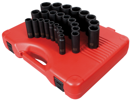 SET DE BOX 1/2DR MÉTRIC 26PCS