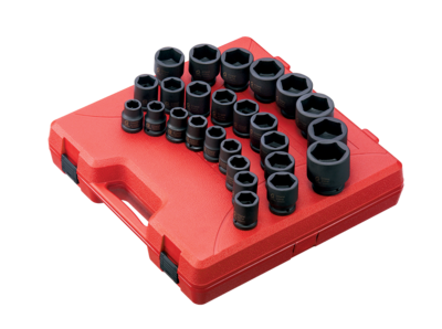 26 PIECE 3/4" METRIC IMPACT SOCKET SET