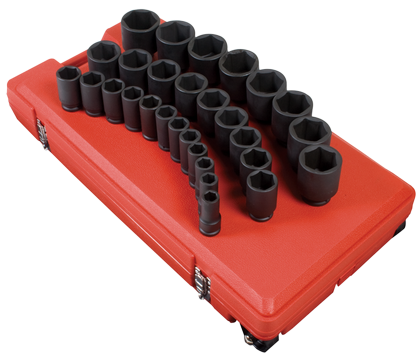 SET BOX 3/4 DR SAE 29PCS PROF.