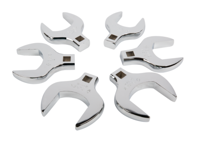 1/2 DR CROWFOOT WRENCH SET. 6PCS