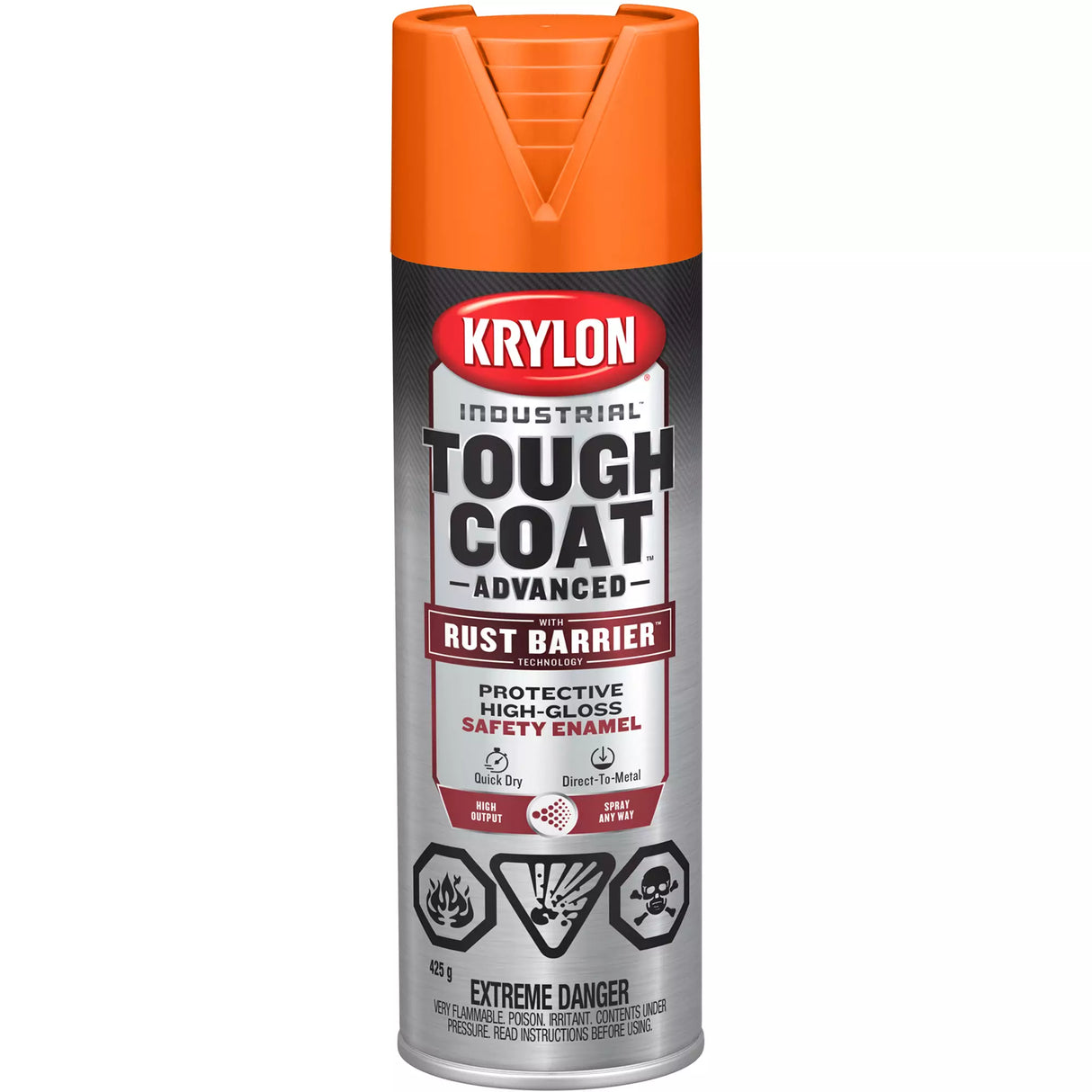 PEINTURE EN AÉROSOL ORANGE SÉCURITÉ KRYLON 400559008
