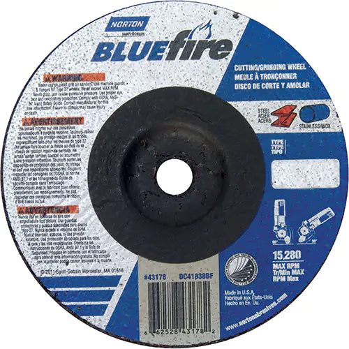 MEULE 5 x 1/4 x 7/8 T27 BLUEFIRE NORTON (66252843218)