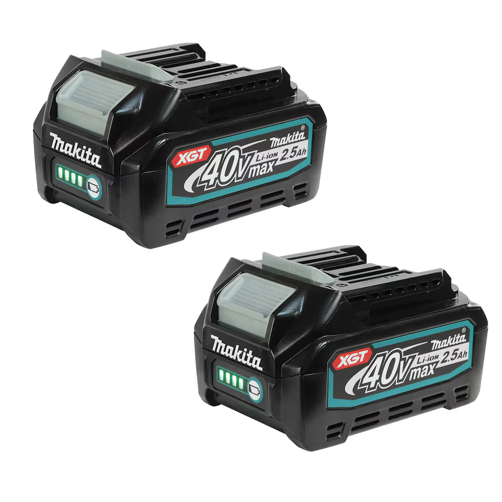PAQUET DE 2 BATTERIES XGT BL4025-2 MAKITA (2.5 AH)