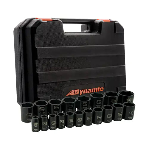 DYNAMIC 1/2DR IMPACT SOCKET KIT. 19PCS