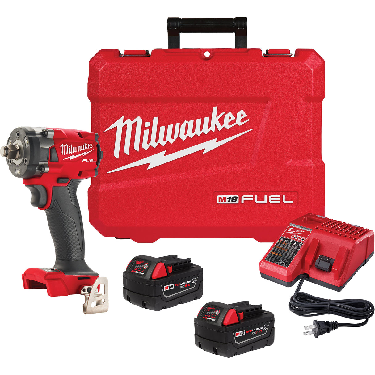 ENSEMBLE DE CLÉ À CHOC COMPACT 1/2" M18 FUEL MILWAUKEE 2855-22R