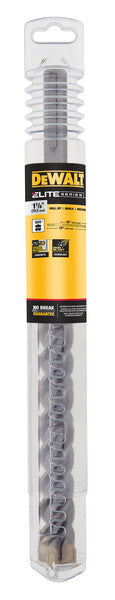 SDS Max 1 1/8 x 10 masonry drill bit with Iron Blast carbide tip and four cutting edges for extreme durability