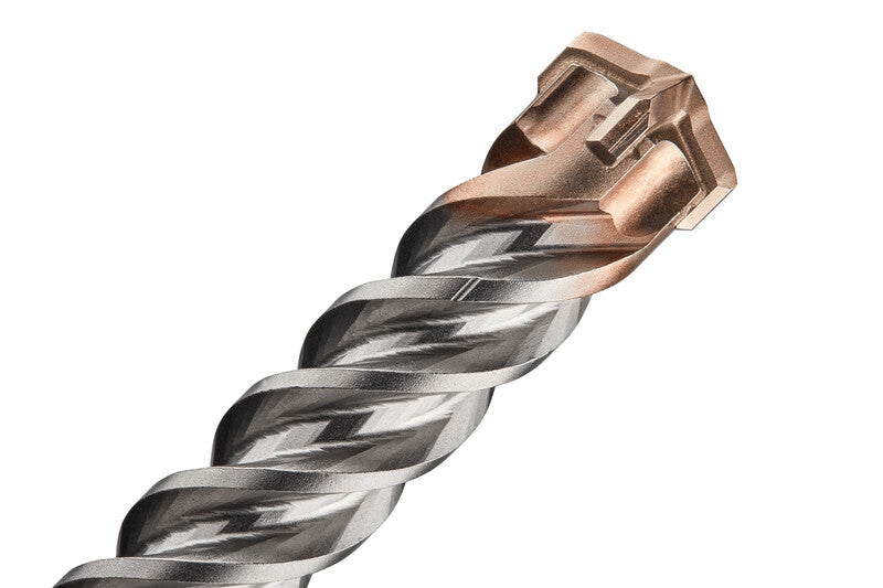 SDS MAX masonry drill bit 1 inch diameter 8 inch length with carbide tip and IRON BLAST durability technology