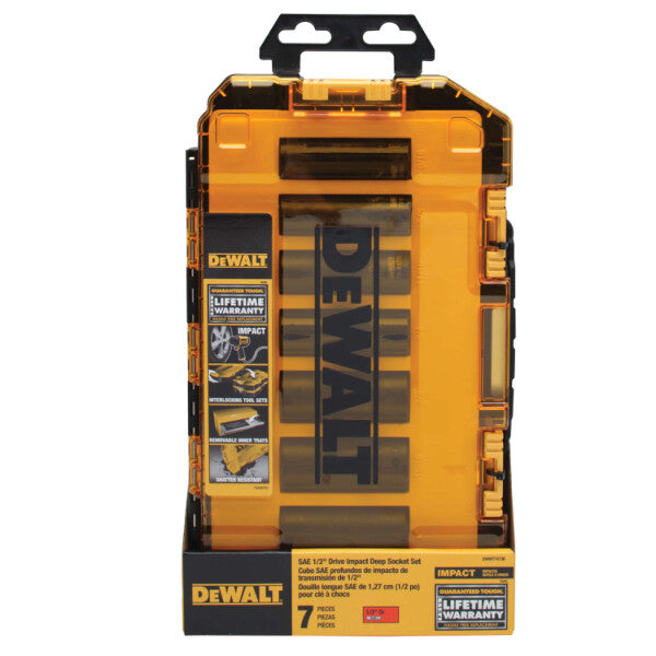 KIT DE DOUILLE IMPACT DEWALT 7PCS