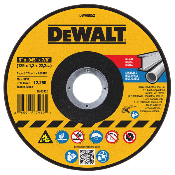 MEULE A COUPER 5" DEWALT