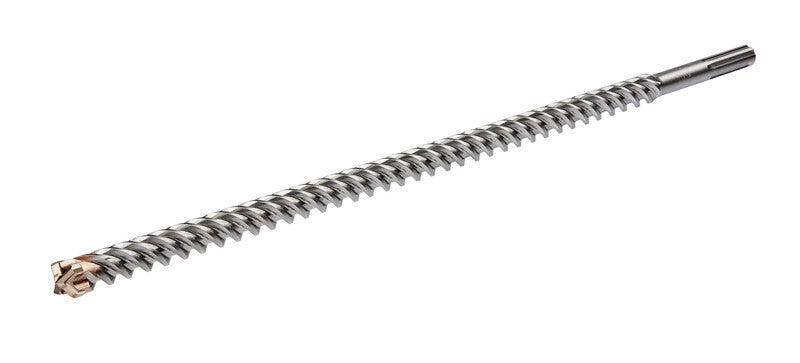 SDS MAX masonry drill bit 1" x 31" with iron blast technology and four carbide cutting edges for extreme durability