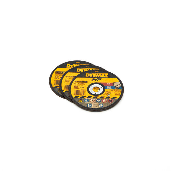 PACK OF 3 DEWALT 3'' CUTTING DISCS
