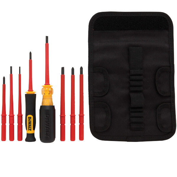 KIT TOURNEVIS ISOLÉ DEWALT 10 PCS