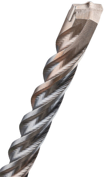 SDS PLUS 9/16 x 4 x 6 concrete drill bit with robust tapered core for durability and aggressive debris removal