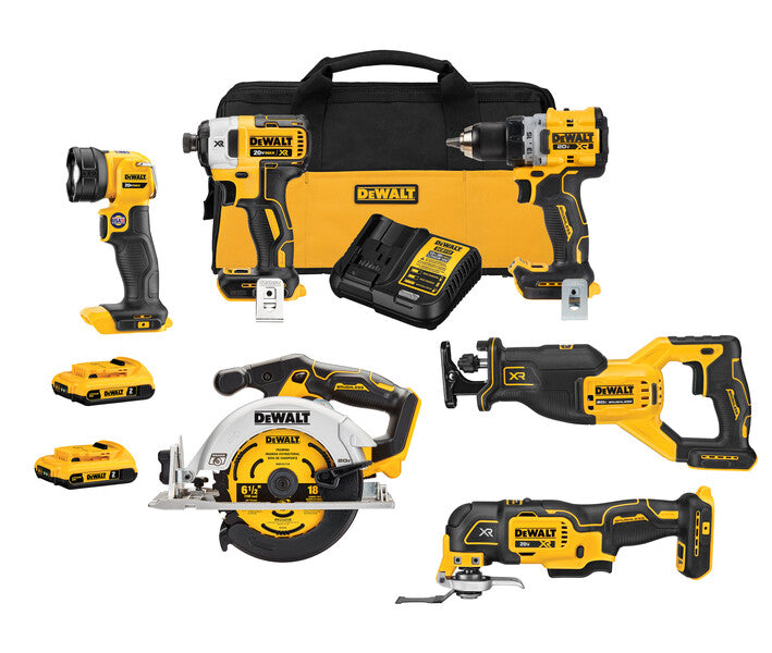 ENS. DE 6 OUTILS XR (2AH) DEWALT