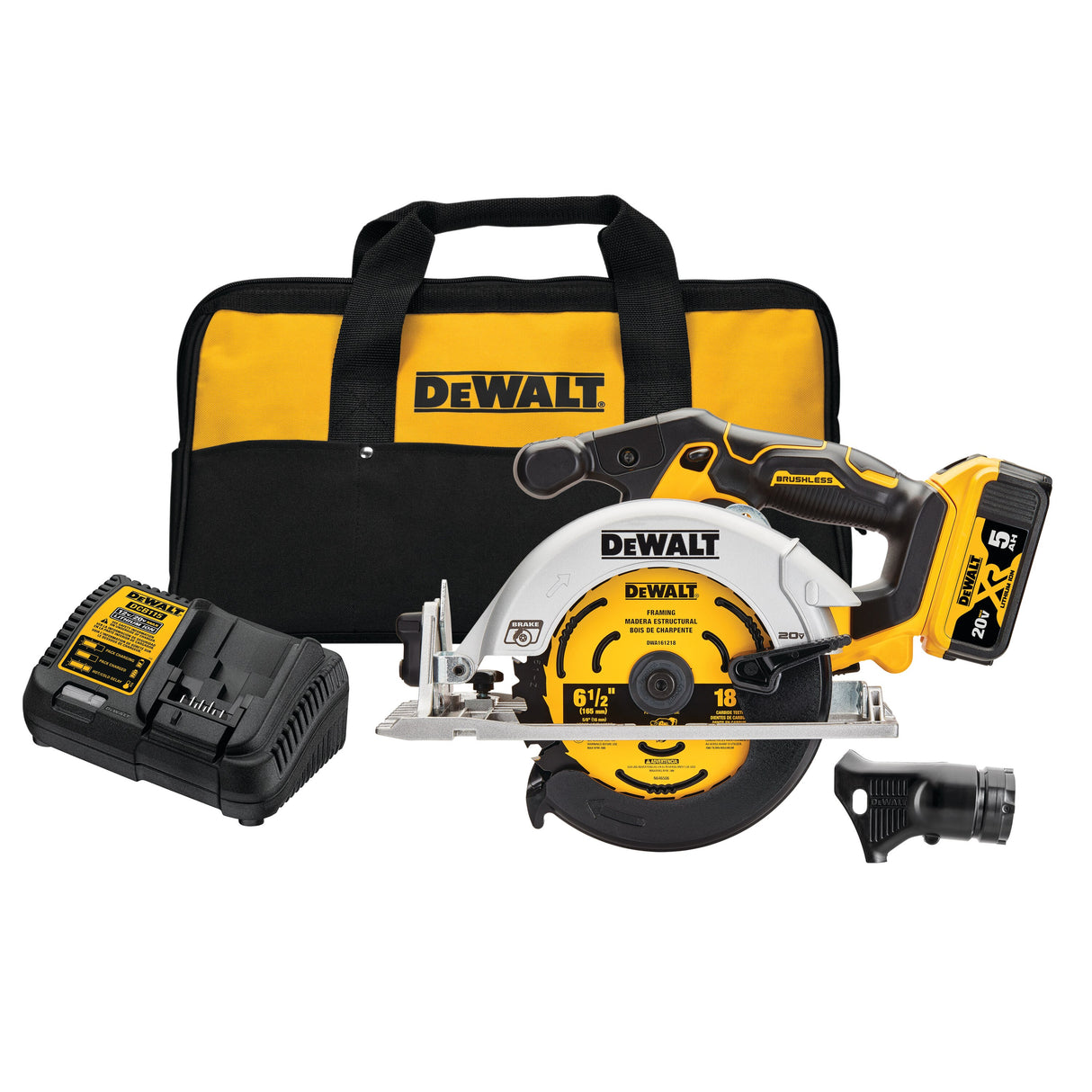 6-1/2" BRUSHLESS CIRCULAR SAW KIT