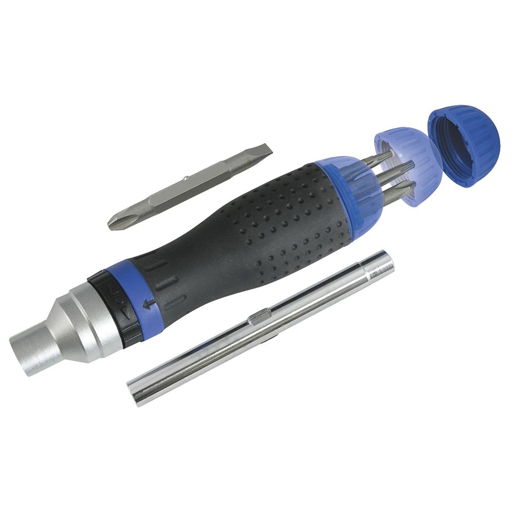 TURNING SET. RATCHET 19PCS.