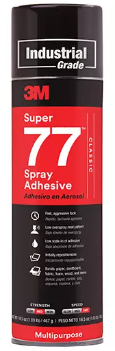 3M SUPER 77 SPRAY ADHESIVE