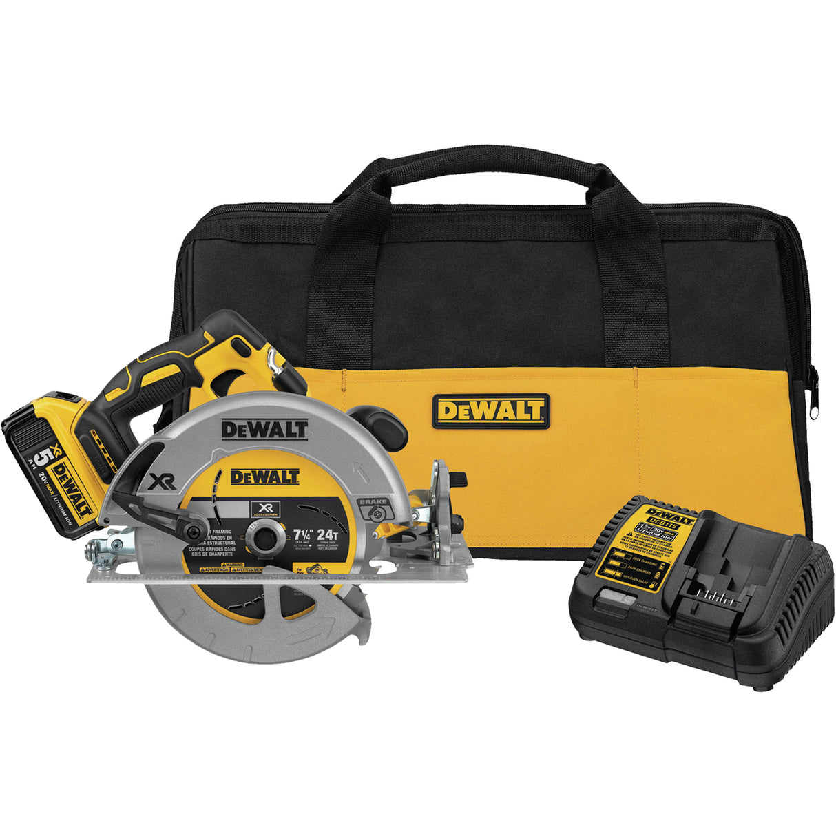 20V 1 BAT 7-1/4 SAW KIT