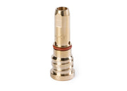 Brass Magnum PRO 350A gas nozzle with 1/2" recess, threaded design for welding torch compatibility