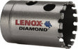 1-3/8 inch Lenox diamond hole saw with continuous braze edge for corrosion resistance on tile and stone surfaces