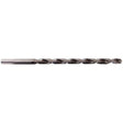 3/16 inch diameter, 18-inch long HSS drill bit designed for extended reach drilling in iron and steel materials