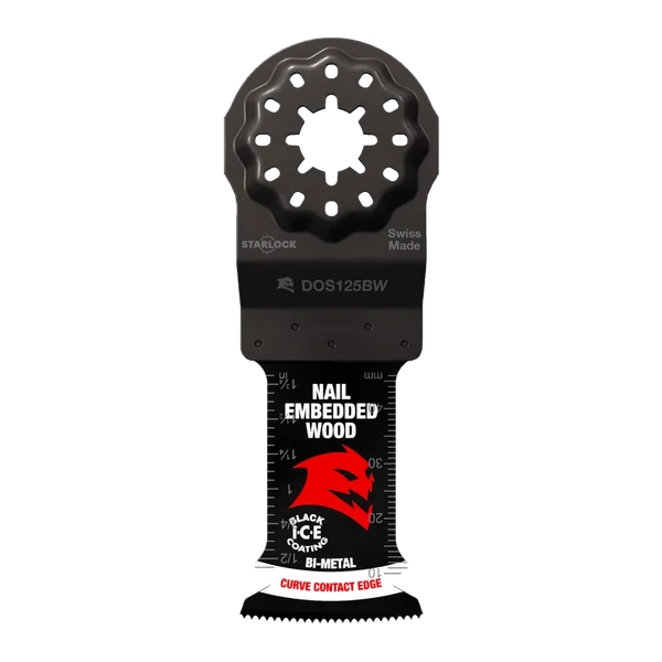 1-1/4" LAME OSCILLANTE STARLOCK BI-METAL BOIS CLOUTÉ DOS125BW