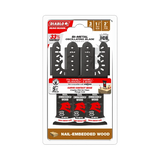 1-1/4 LAME OSCILLANTE BI-METAL POUR BOIS CLOUTÉ (3PQT) DOU125BW3