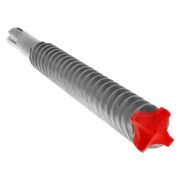 SDS-Max rotary hammer drill bit 1 inch by 16 inch with 4 cutting edges and carbide tip for concrete and rebar drilling