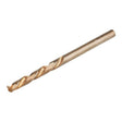 19/64 inch left-hand cobalt drill bit with split point tip for high-performance metal drilling tasks