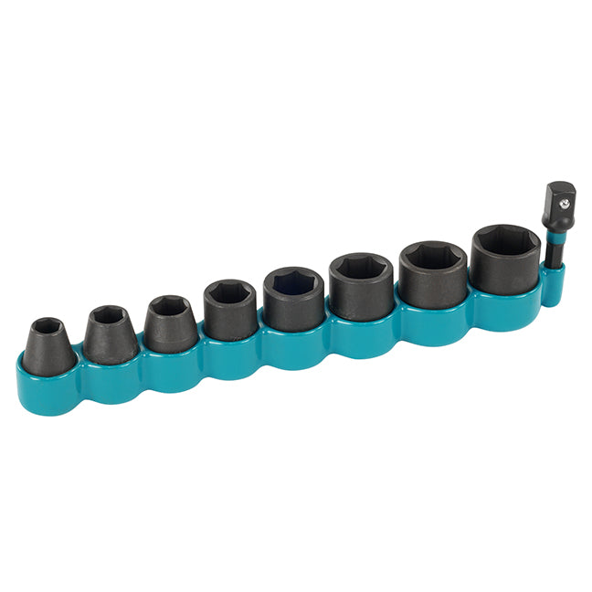 SOCKET SET 3/8''DR SAE 9 PCS IMPACT MAKITA