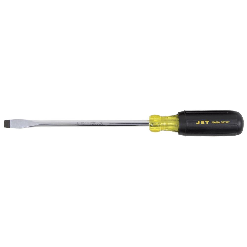 FLAT SCREWDRIVER 3/8 X 8'' JET (CUSHION GRIP)